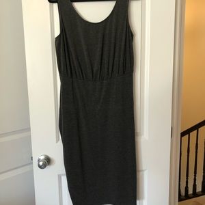Torrid grey form fitting dress size 1